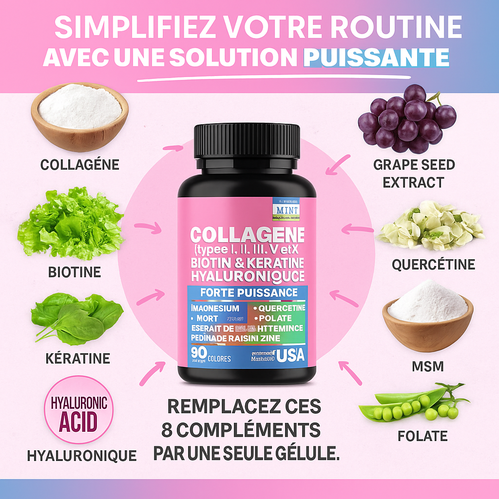 Collagène 14 en 1 pour une beauté naturelle