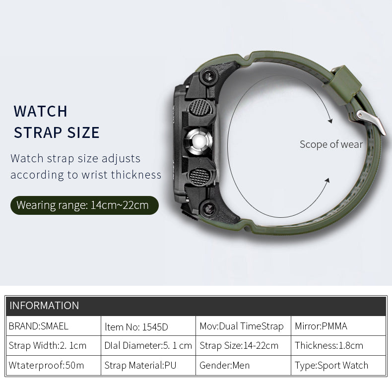 MONTRE CAMOUFLAGE MILITAIRE