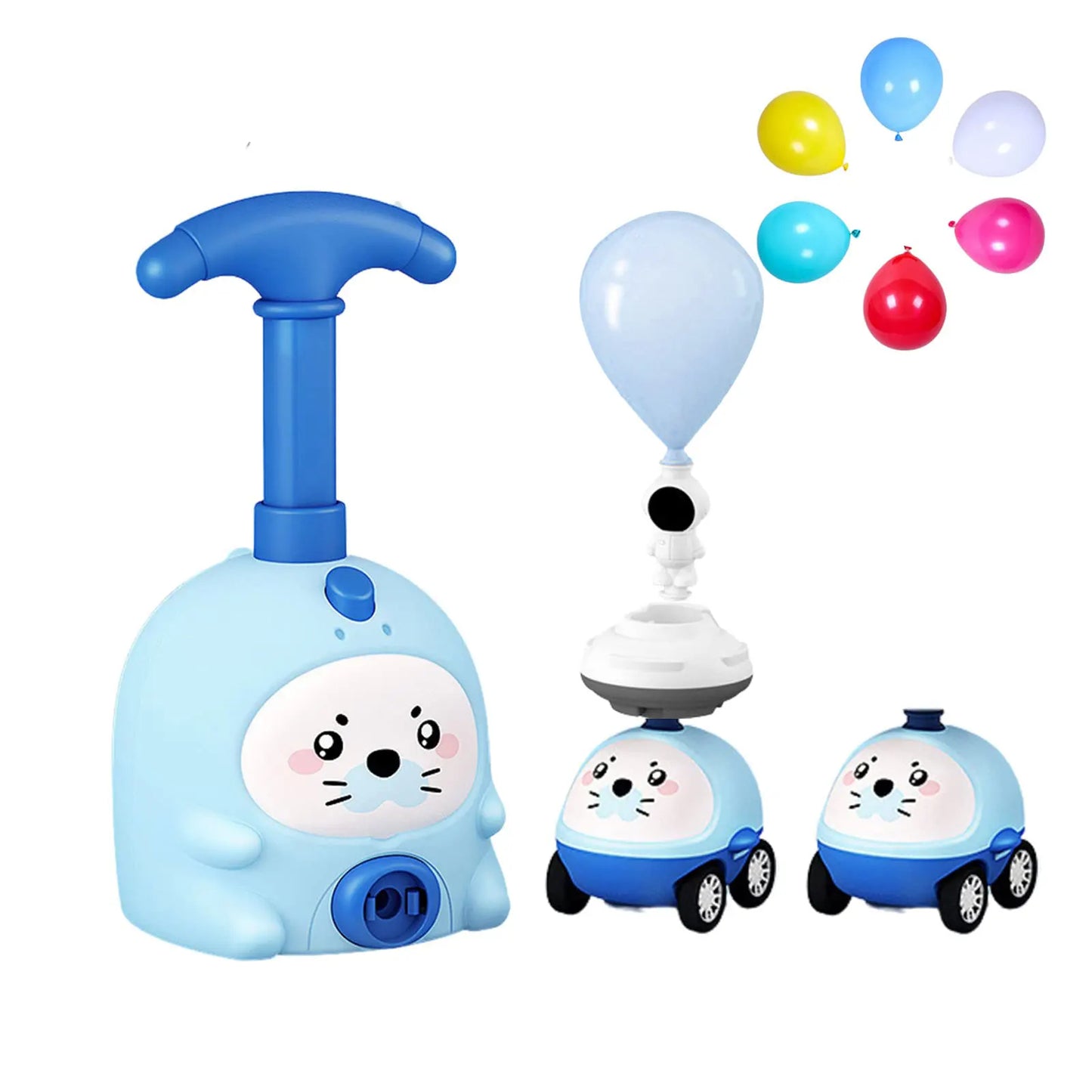 Ensemble de voiture propulsé par ballon pour enfants
