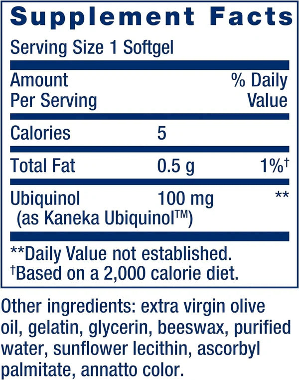 Complément Ubiquinol, Soutien Cardiaque