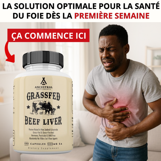 Grass Fed Beef Liver -Suppléments ancestraux Foie de bœuf