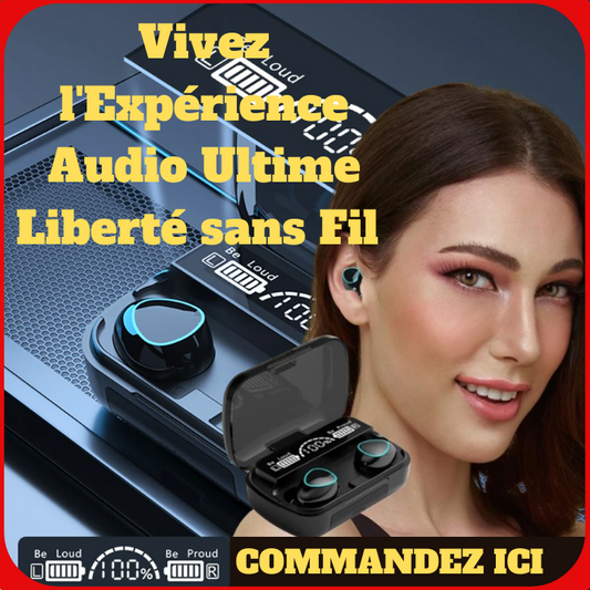 Écouteurs Bluetooth sans fil M10 TWS