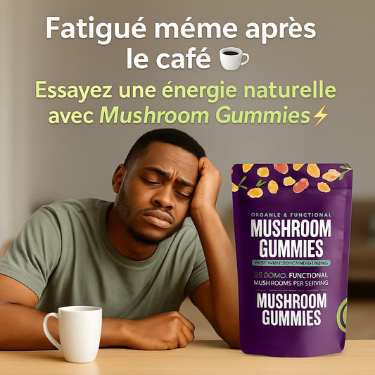 Mushroom Gummies-Énergie Longue Durée