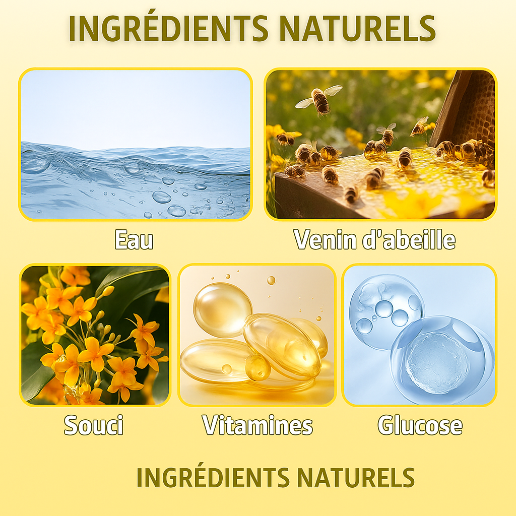 Crème pour les os articulaires au venin d'abeille