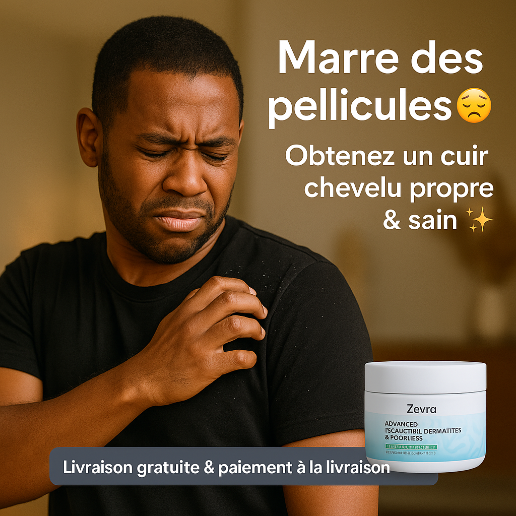 Zevra -Crème de éliminer la dermatite, le psoriasis et les pellicules