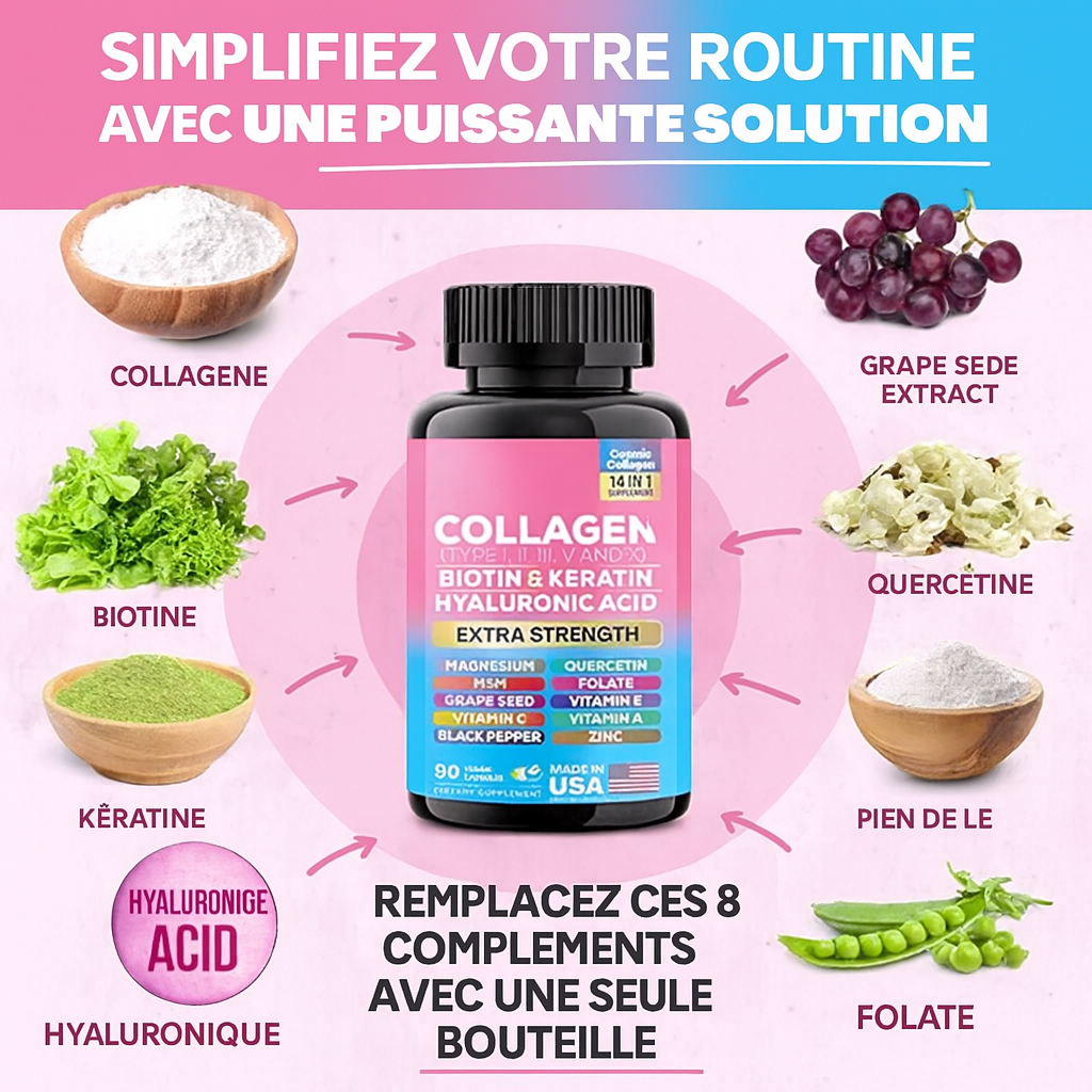Collagène 14 en 1 pour une beauté naturelle