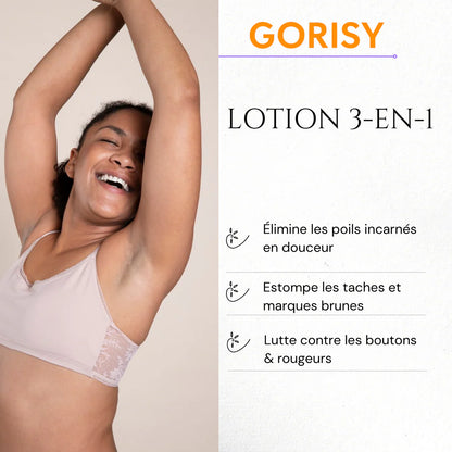 ROLL-ON ANTI POILS INCARNÉS barbes, visage, maillot et corps