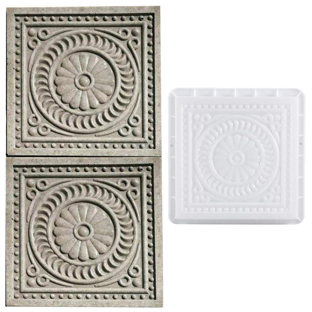 Moules carrées de Bricolage Jardin Plastique béton