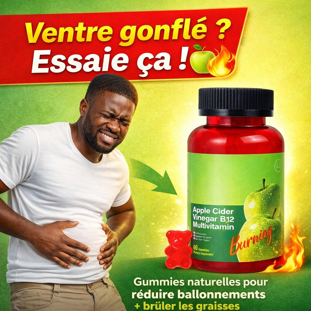 Bonbons Gélifiés au Vinaigre de Cidre de Pomme-Graisse Minceur