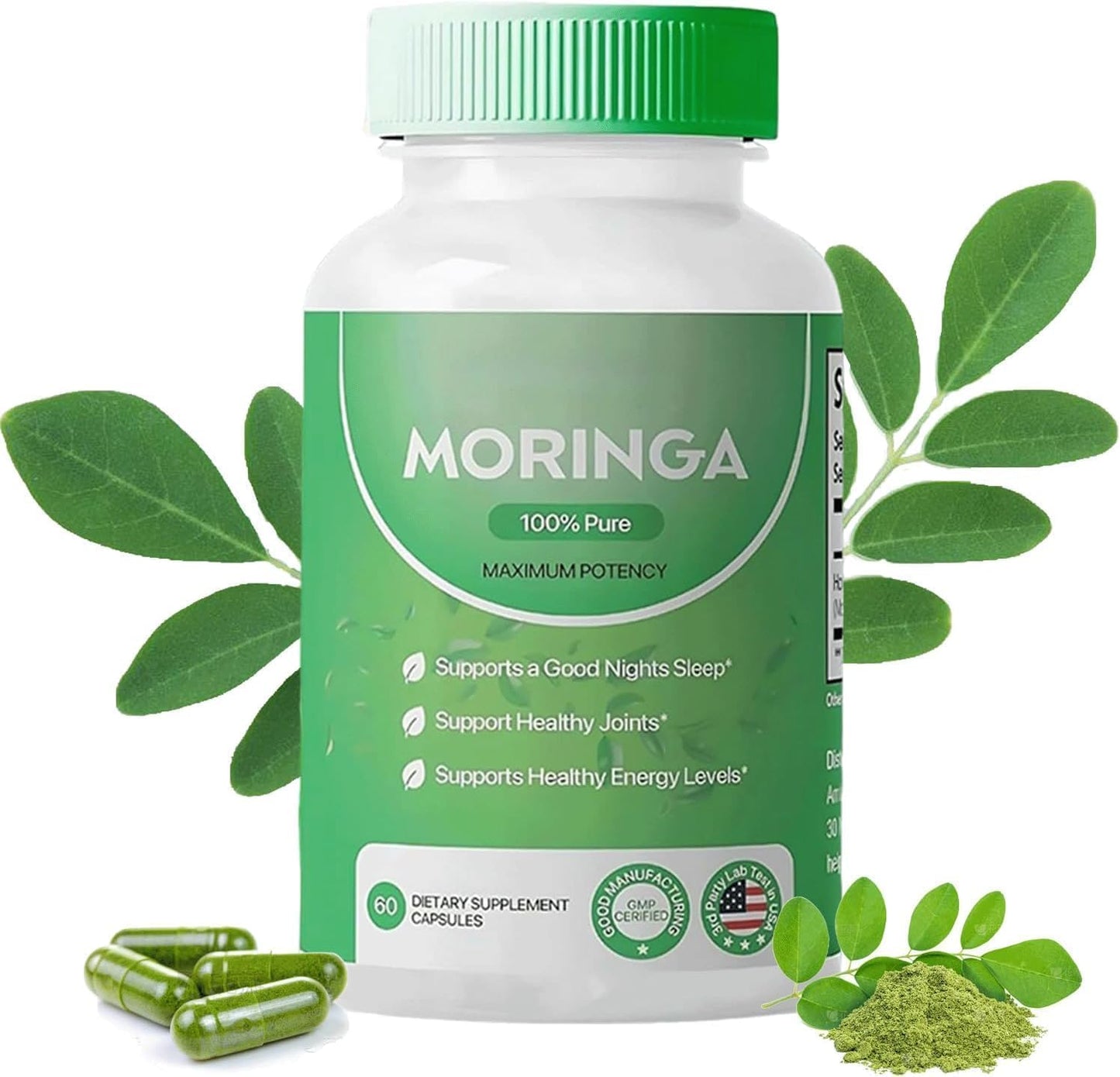 Capsule Feuille Protéine Végétale Moringa