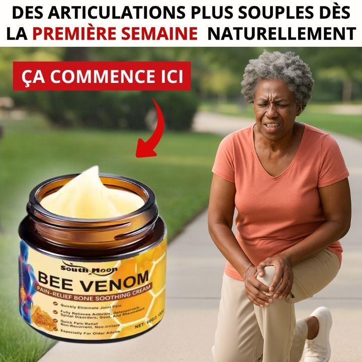 Crème pour les os articulaires au venin d'abeille