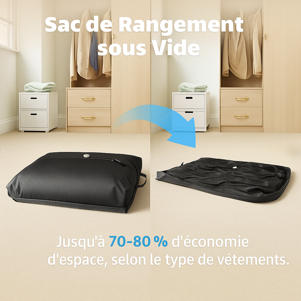 Sac de compression Noir