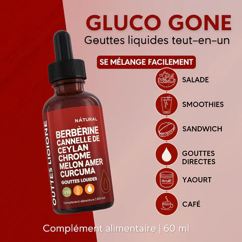 Glucocure -Extraire des gouttes liquide