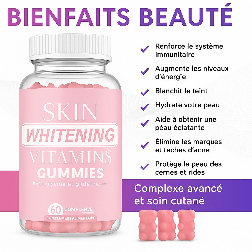 Glutathione Skin Care - Skin Brightening - Gummies Collagen