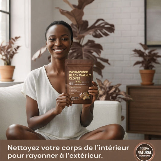 Capsules molles de noix noire pour nettoyage intestinal naturel