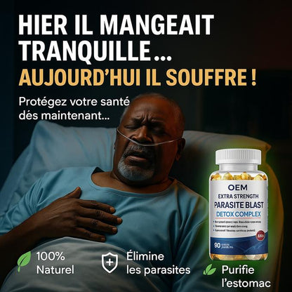 Supplément nettoyant pour l'intestin, santé digestive, santé immunitaire, et gonflage et gaz