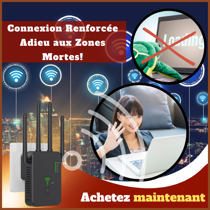 Émetteur de signal sans fil WIFI double bande