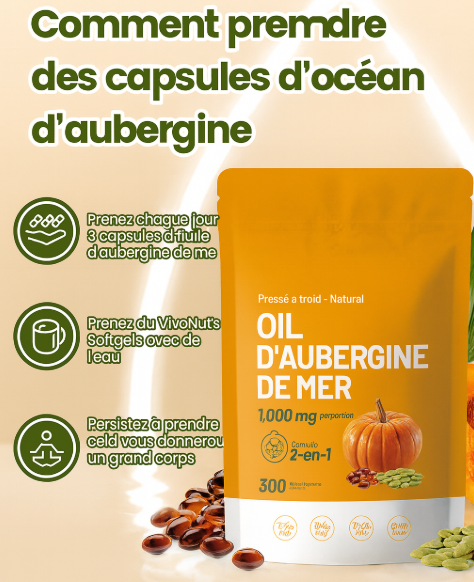 Capsules molles d'huile de graines de citrouille végétalienne