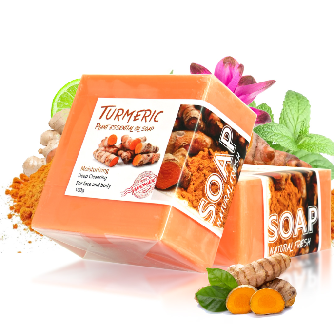 Savon au Curcuma- Peau Radieuse