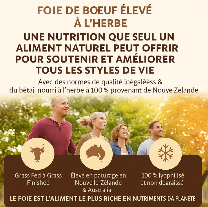 Grass Fed Beef Liver -Suppléments ancestraux Foie de bœuf