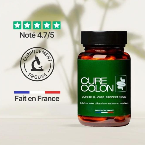Cure Colon Capsules de désintoxication intestinale et de nettoyage du côlon
