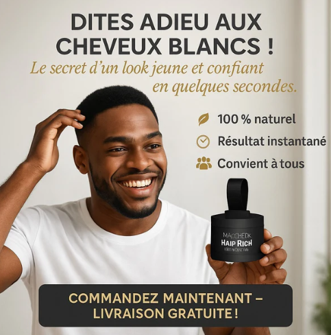 Camouflage Capillaire Professionnel Couleur Noire