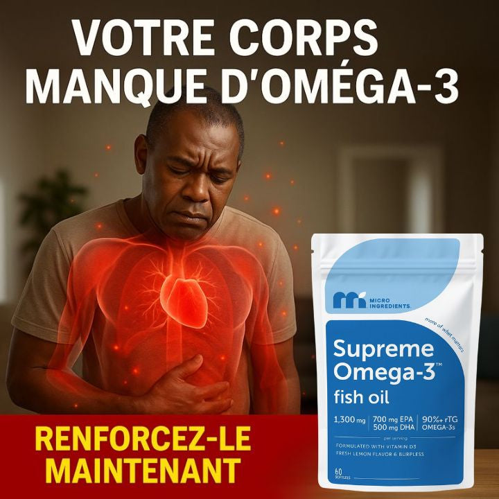 Huile de poisson Omega 3 de qualité supérieure