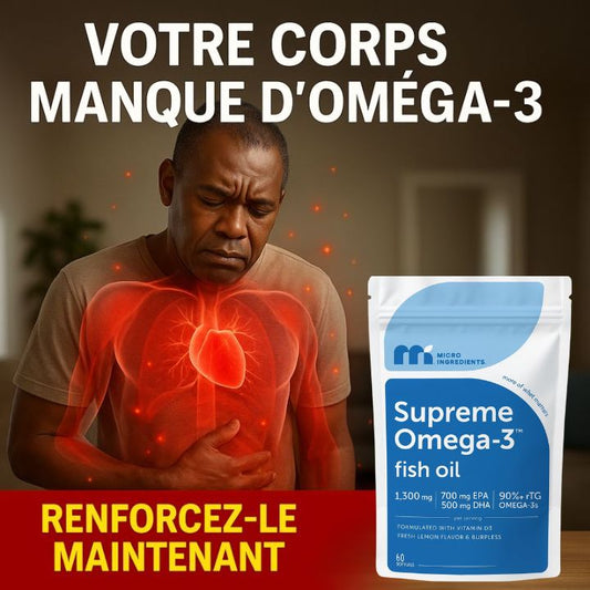 Huile de poisson Omega 3 de qualité supérieure
