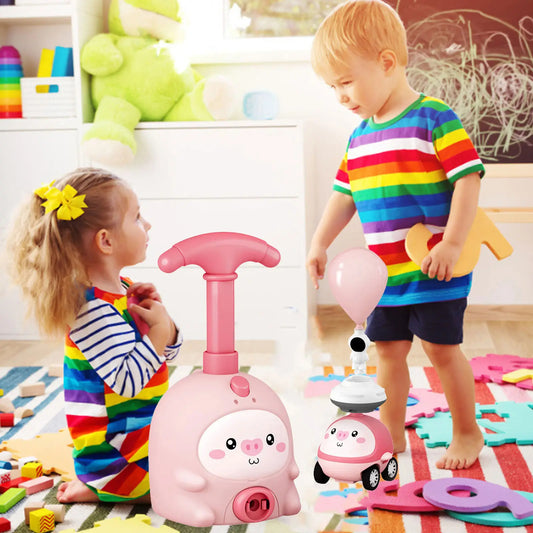 Ensemble de voiture propulsé par ballon pour enfants