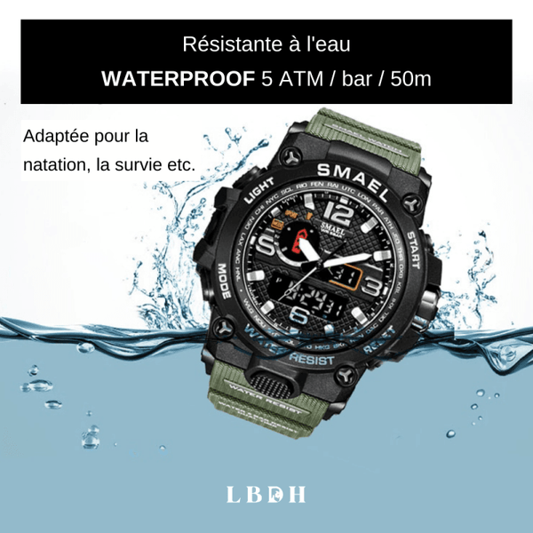 MONTRE CAMOUFLAGE MILITAIRE
