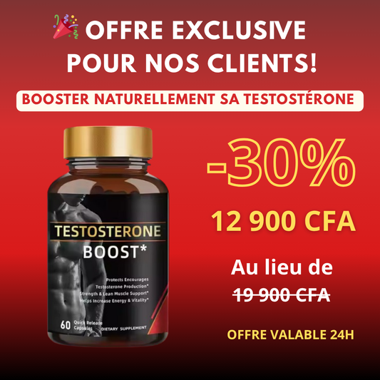 TESTOSTERONE BOOSTER™ | Booster Naturel de Testostérone