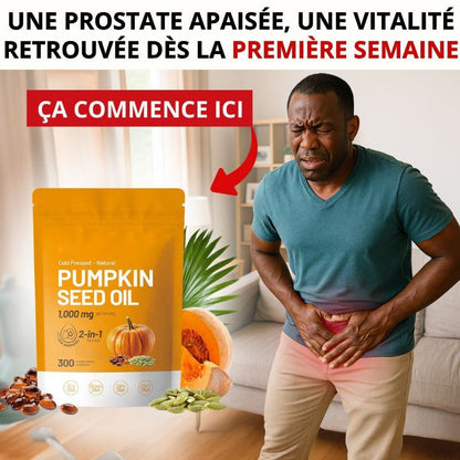 Capsules molles d'huile de graines de citrouille végétalienne