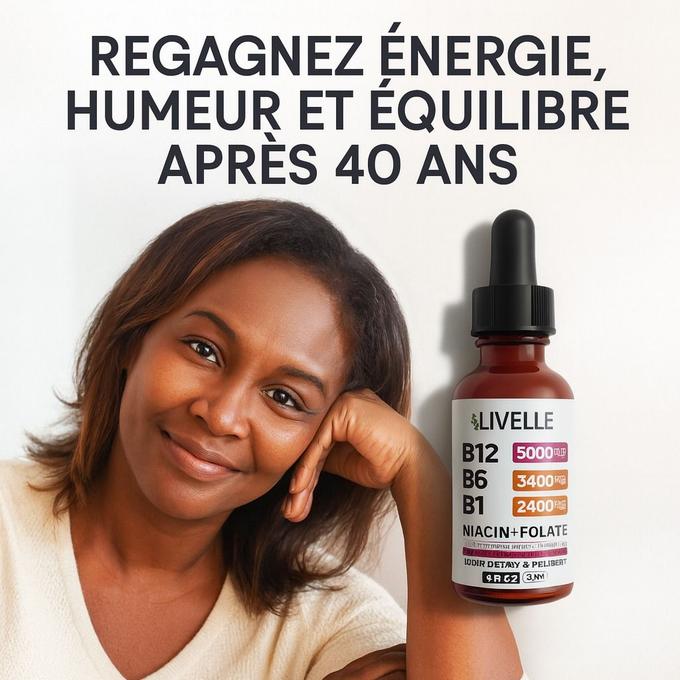 Supplément liquide de vitamine B12 à la framboise