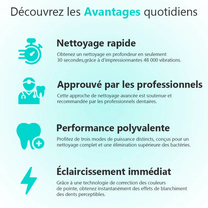 Brosse À Dents Sonique Automatique à Ultrasons