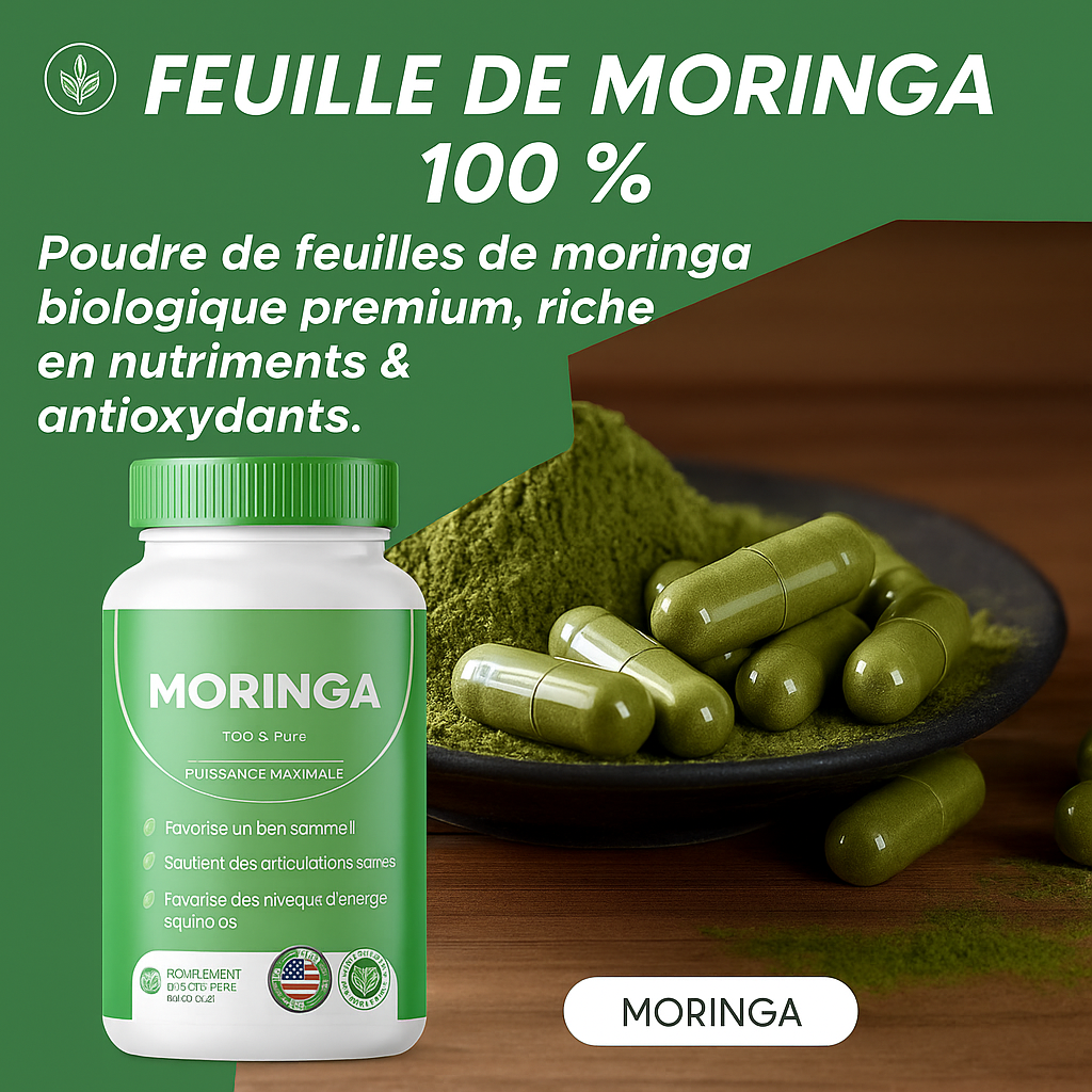 Capsule Feuille Protéine Végétale Moringa