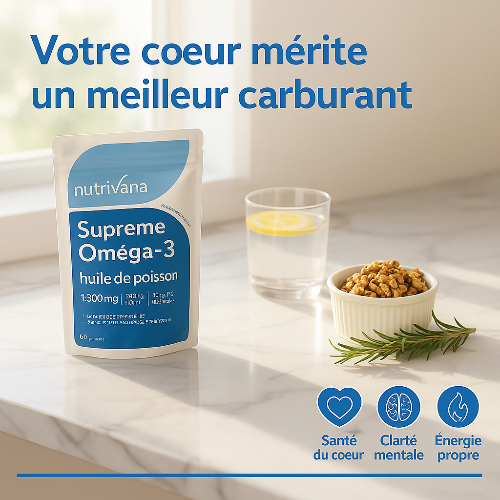 Huile de poisson Omega 3 de qualité supérieure