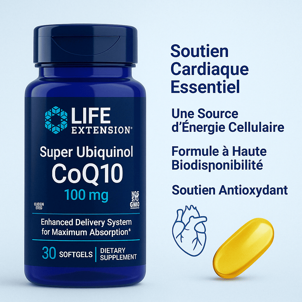 Complément Ubiquinol, Soutien Cardiaque