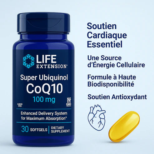 Complément Ubiquinol, Soutien Cardiaque