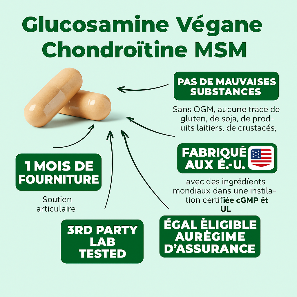 Glucosamine chondroitin  -Soulagez Vos Articulations