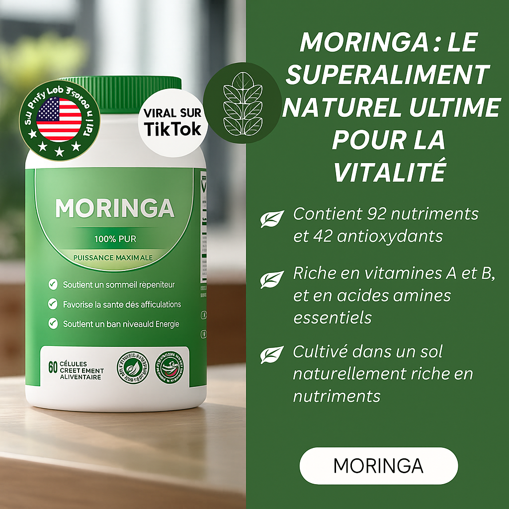 Capsule Feuille Protéine Végétale Moringa