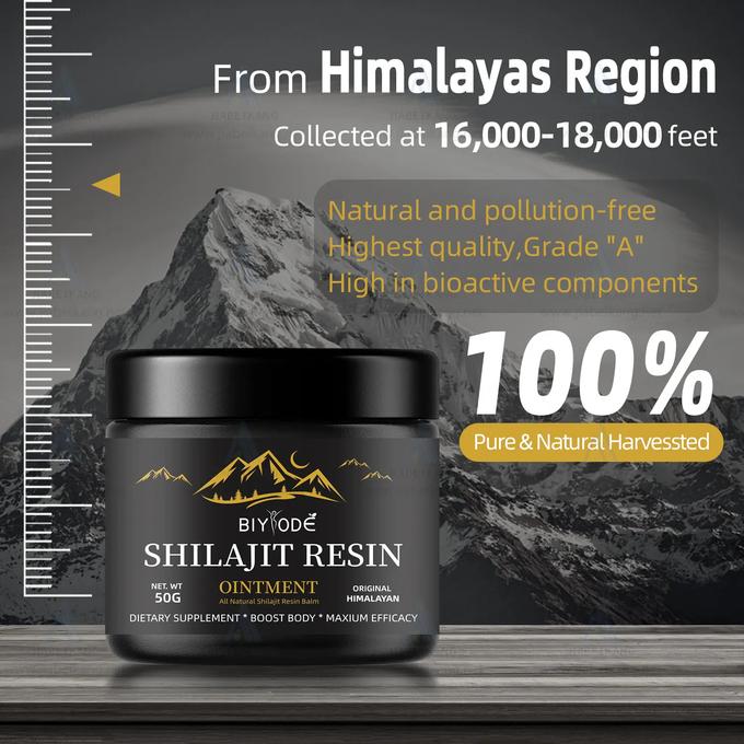 Supplément de Shilajit de l'Himalaya, Résine pure naturelle