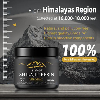 Supplément de Shilajit de l'Himalaya, Résine pure naturelle