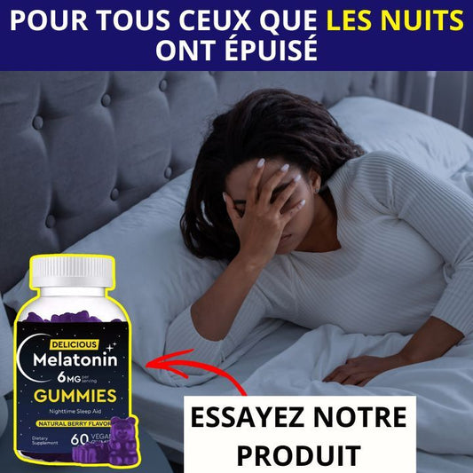 Gummies Mélatonine pour Sommeil et Relaxation