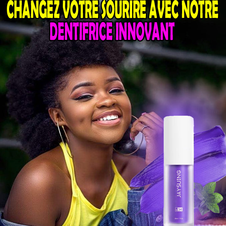 Dentifrice Violet pour Blanchiment des Dents