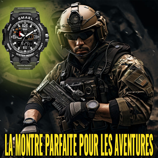 MONTRE CAMOUFLAGE MILITAIRE