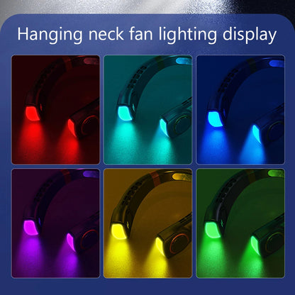 Ventilateur de cou numérique USB rechargeable électrique