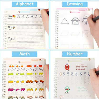 Cahier de Calligraphie Magique Réutilisable