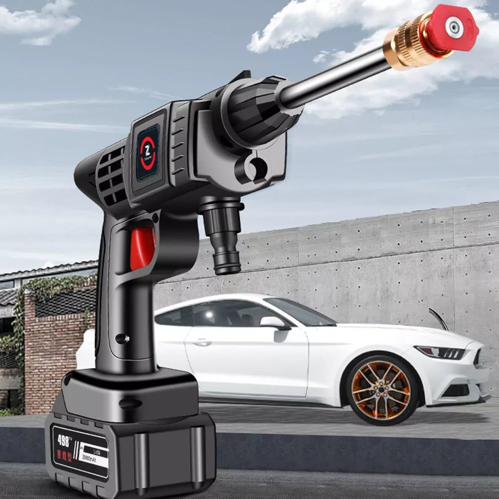 Pistolet Haute Pression à Eau avec Batterie