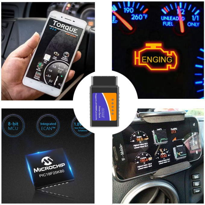 Appareil de diagnostic de voiture, fonctionne Bluetooth
