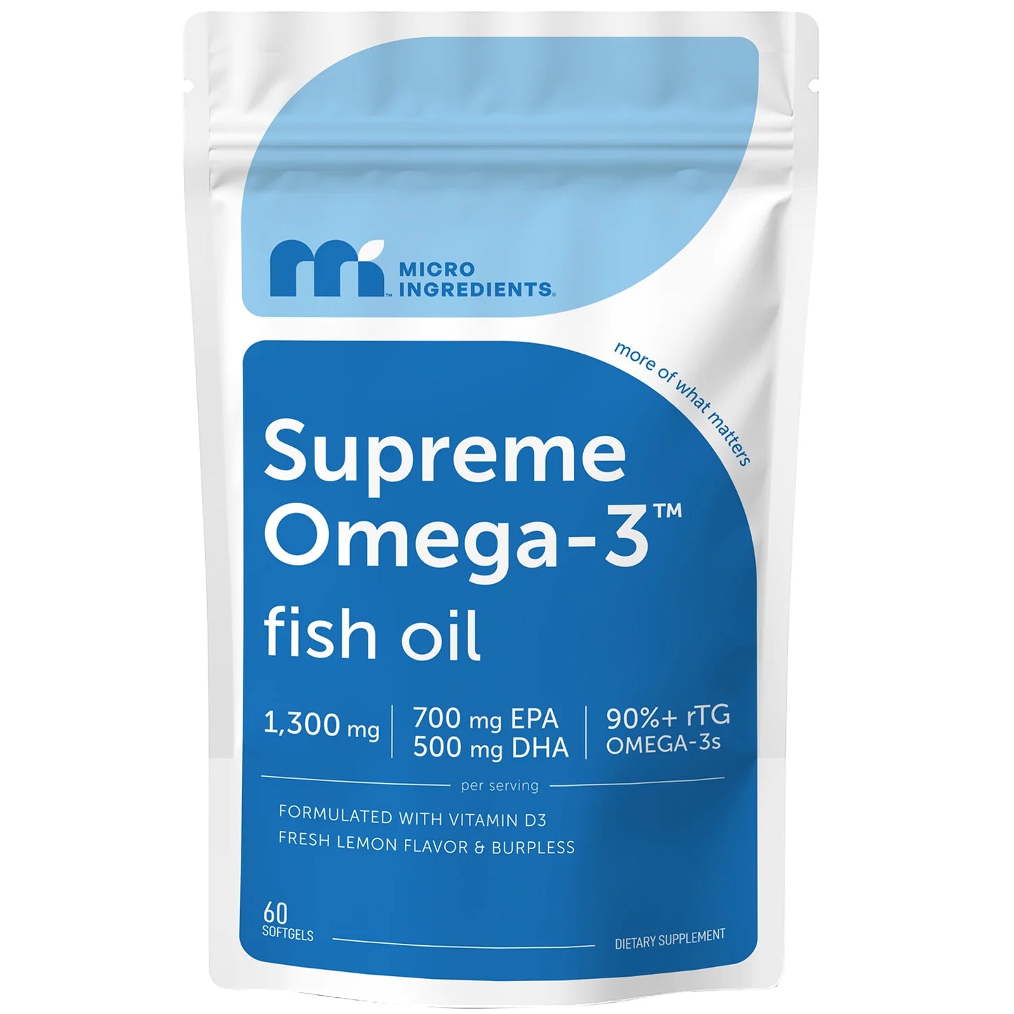 Huile de poisson Omega 3 de qualité supérieure